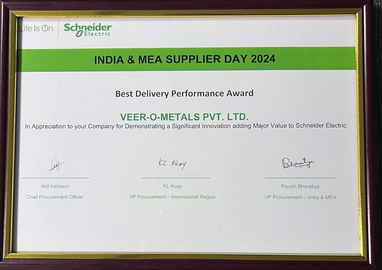 Best Delivery Performance Award - 2024